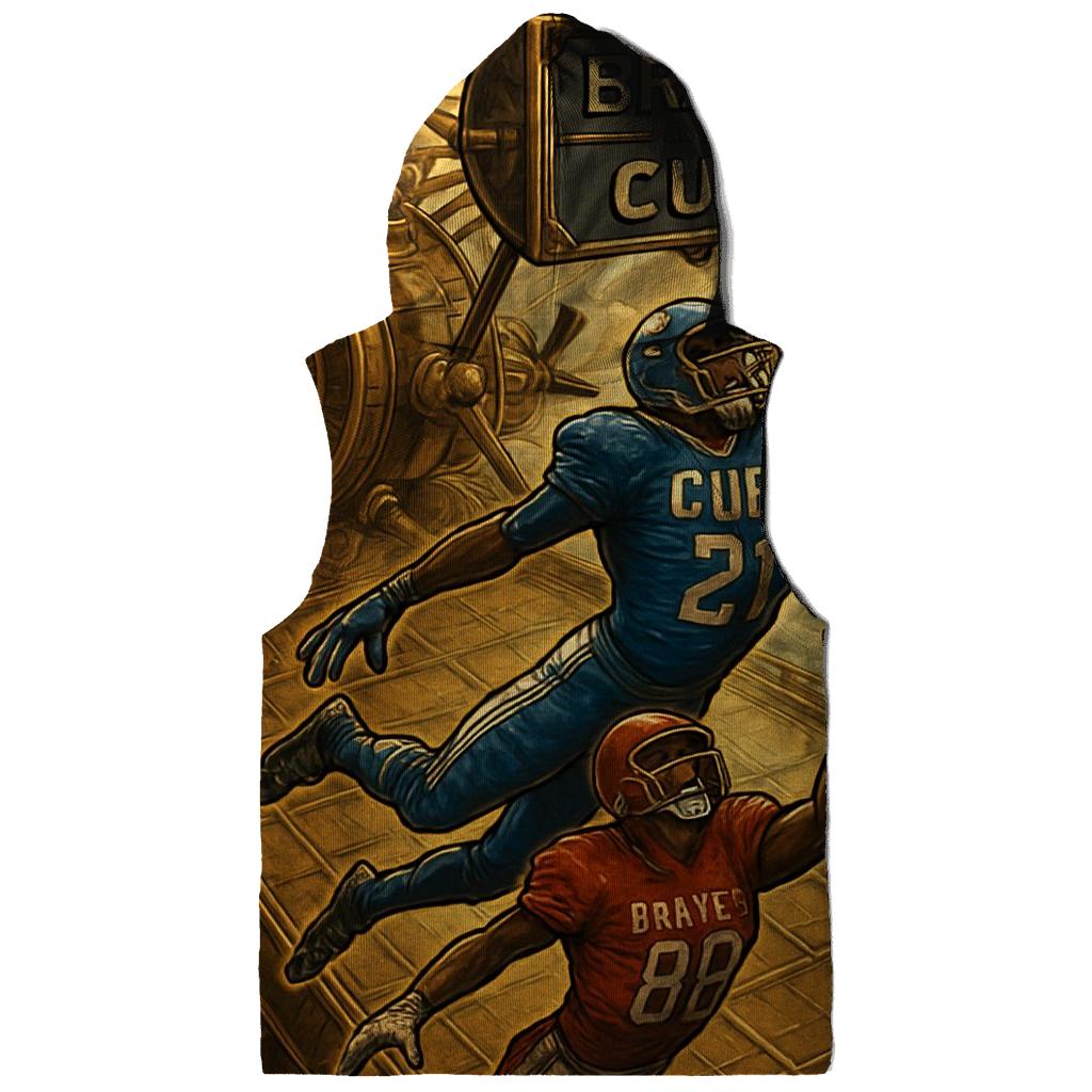 Steampunk Airship Bowl Braves Vs Cubs printed hoodies