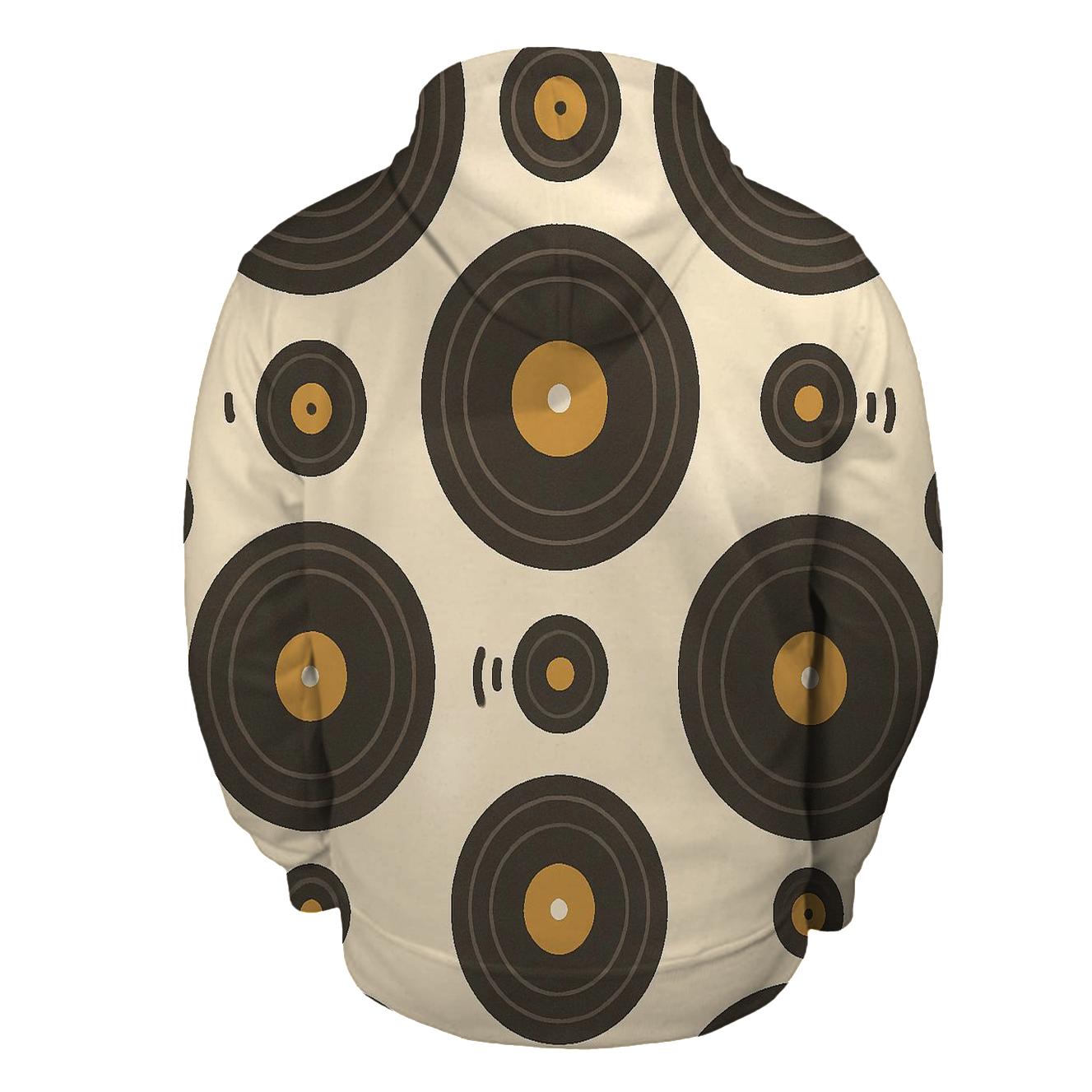 Groovy Vinyl Record Rings premium hoodies
