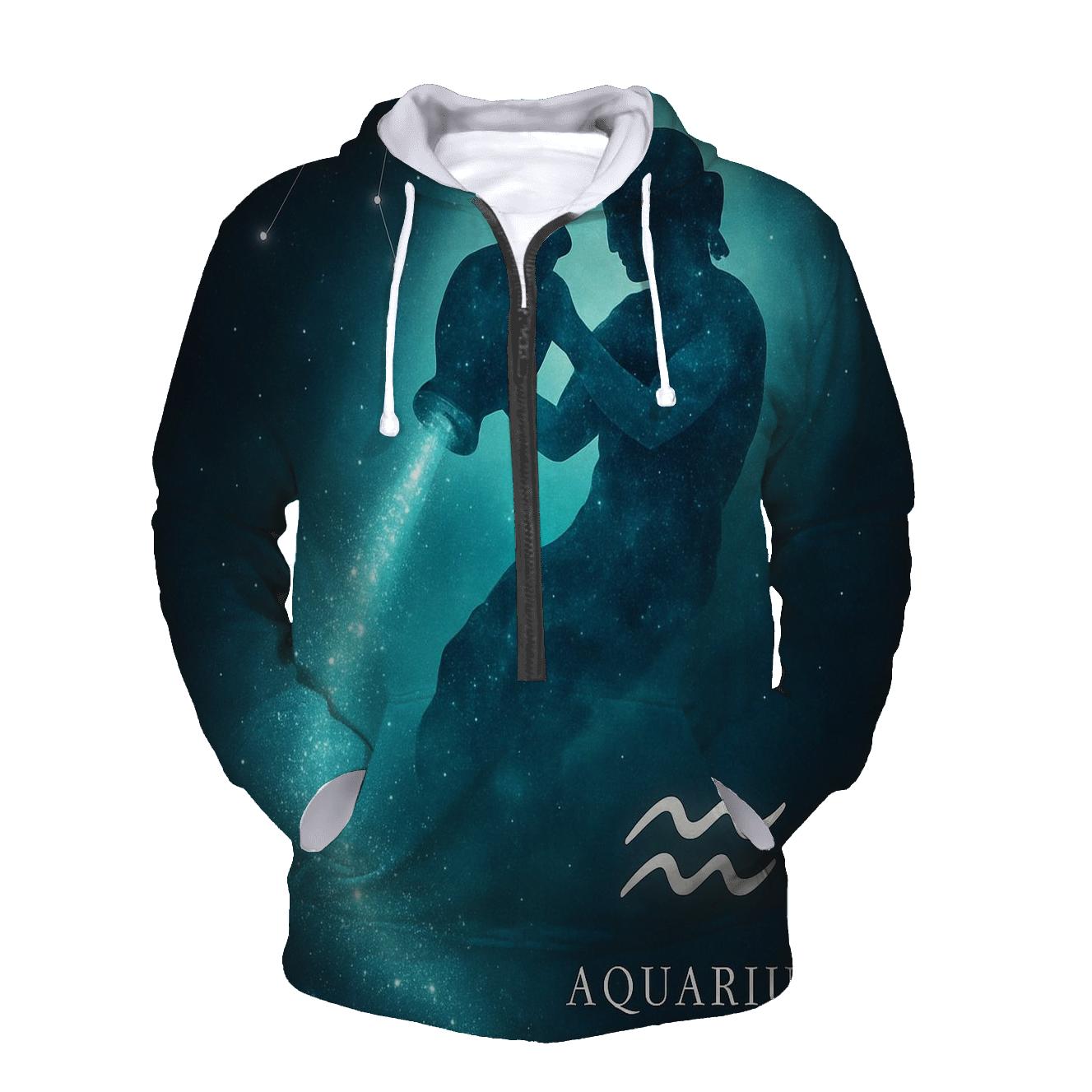 Aquarius Water Bearer Nebula Pour hoodie designs