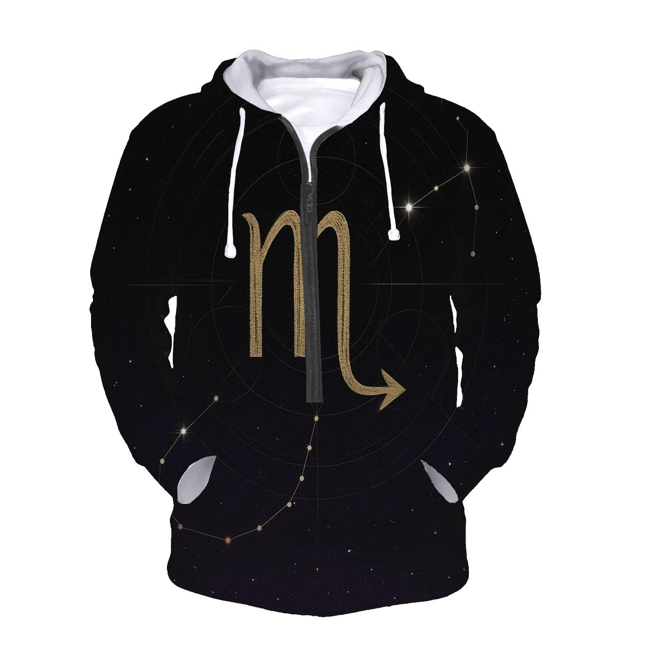 Scorpio J Tail Constellation Sigil hoodie designs