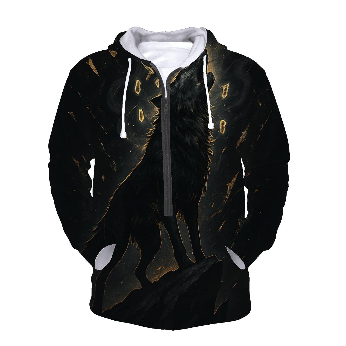 Obsidian Gold Bone Crown Howl hoodie trends