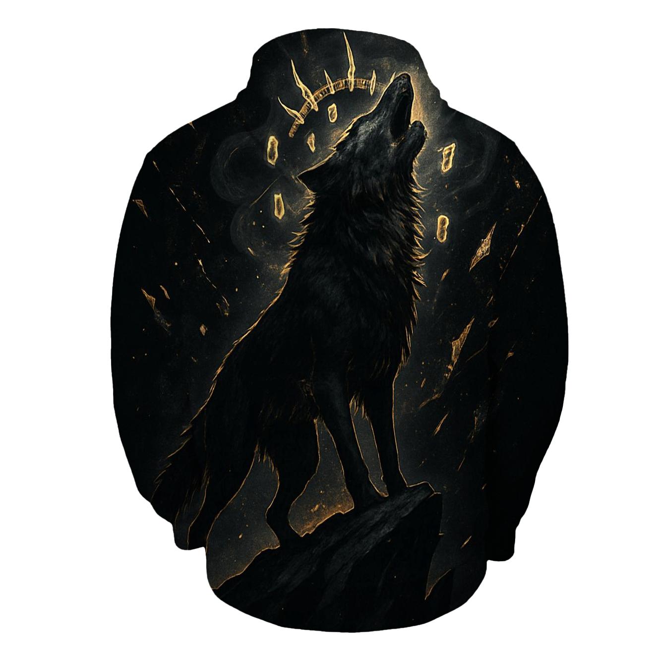 Obsidian Gold Bone Crown Howl hoodie trends