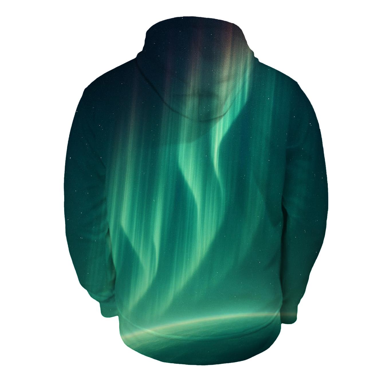 Aurora Ribbon Over Polar Limb lightweight hoodies
