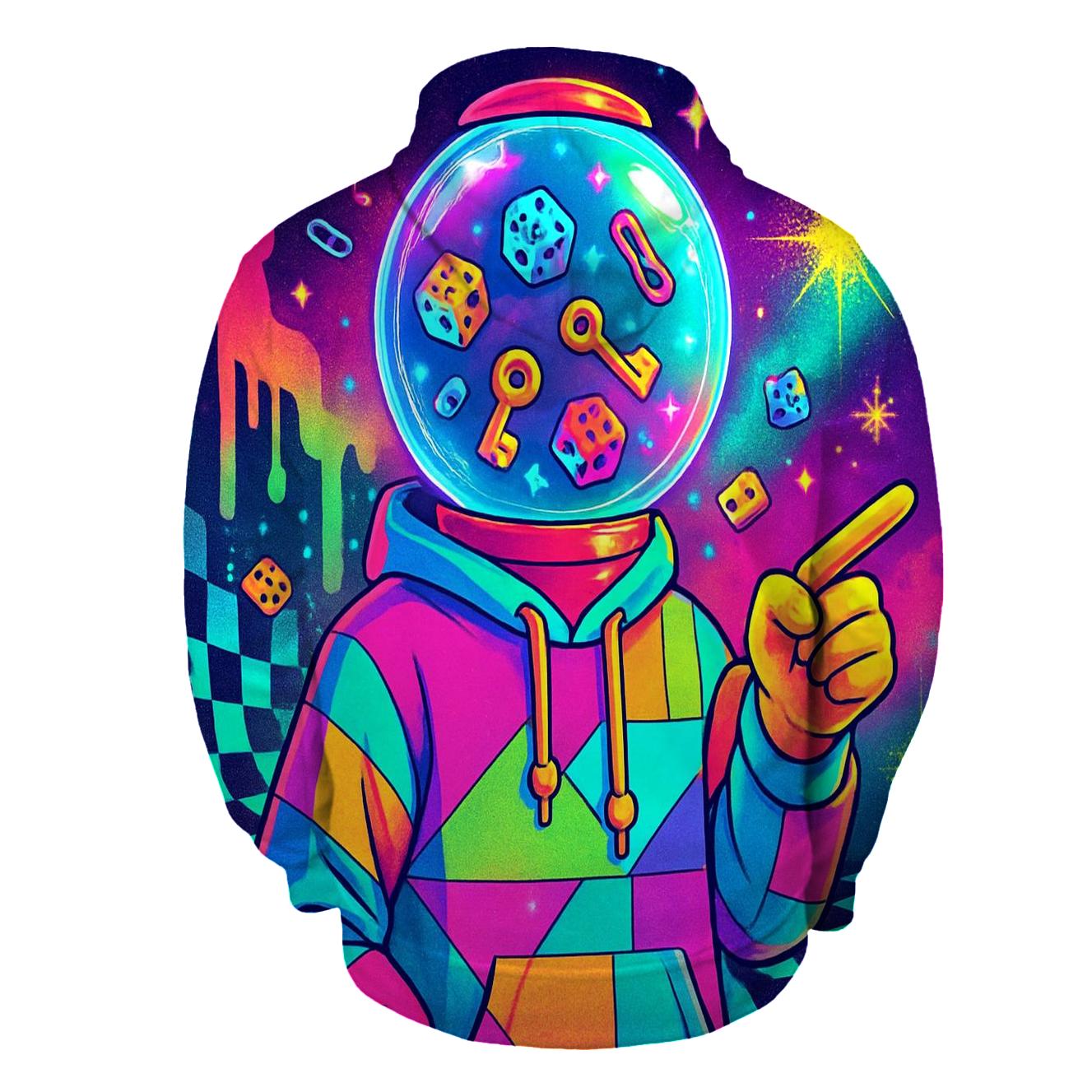 The Gumball Oracle printed hoodies