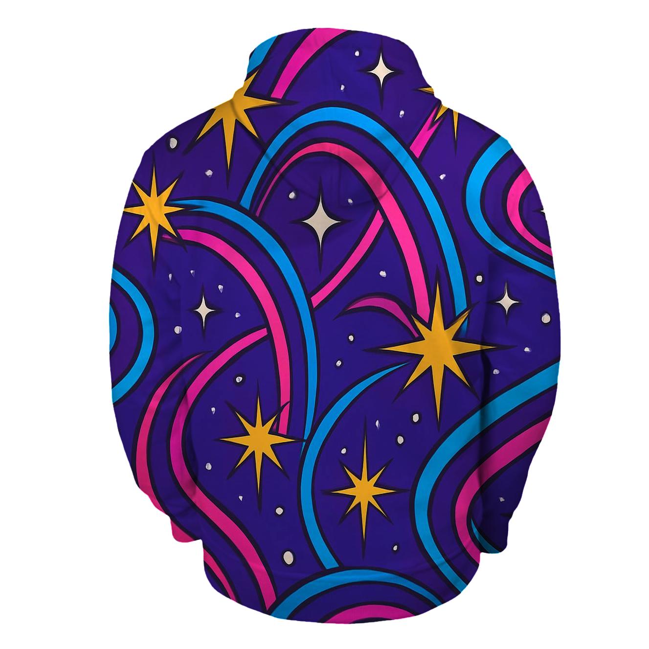 Vector Roller Rink Starburst Trail premium hoodies