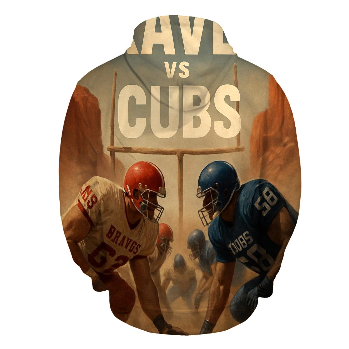 Canyon Dustbowl Standoff Braves Vs Cubs premium hoodies