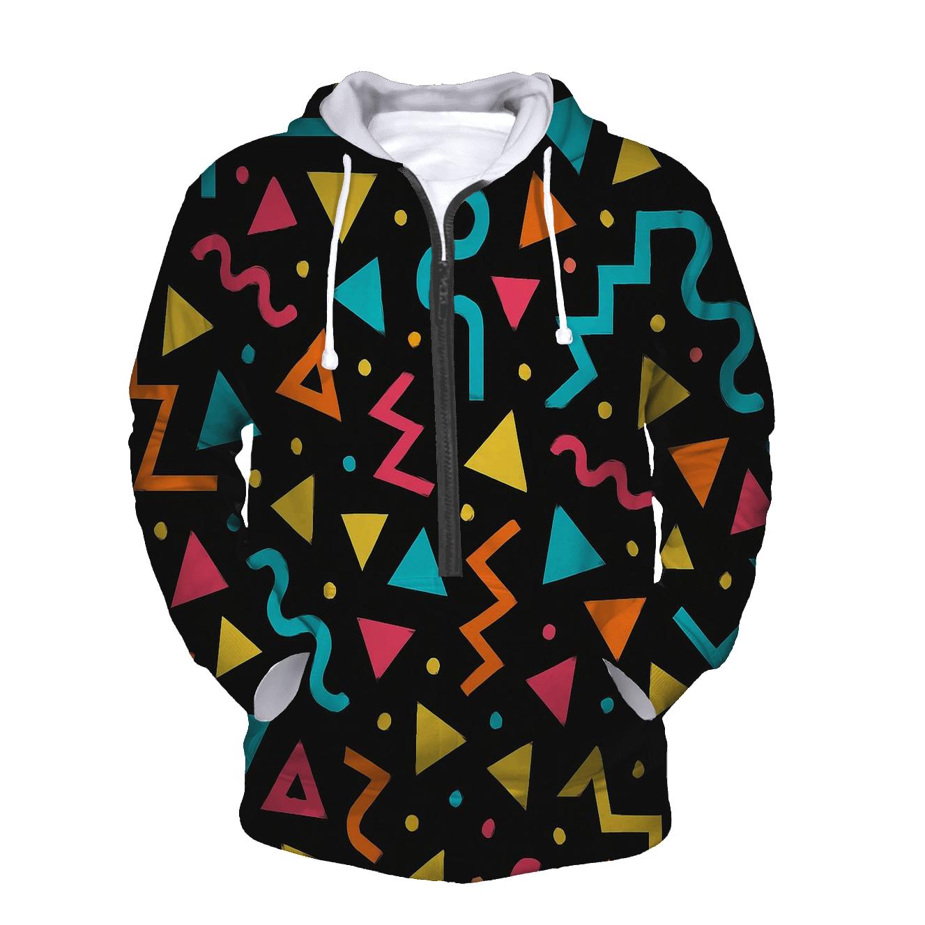 Arcade Carpet Memphis Maze hoodie designs