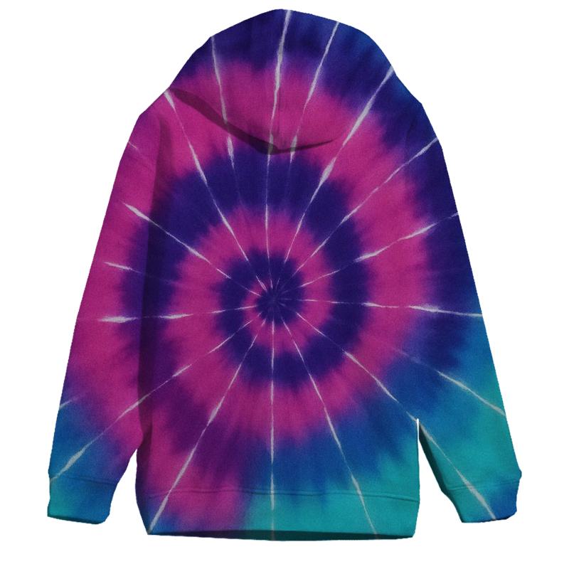 Nebula Spiral Overdye Whirlpool designer hoodies