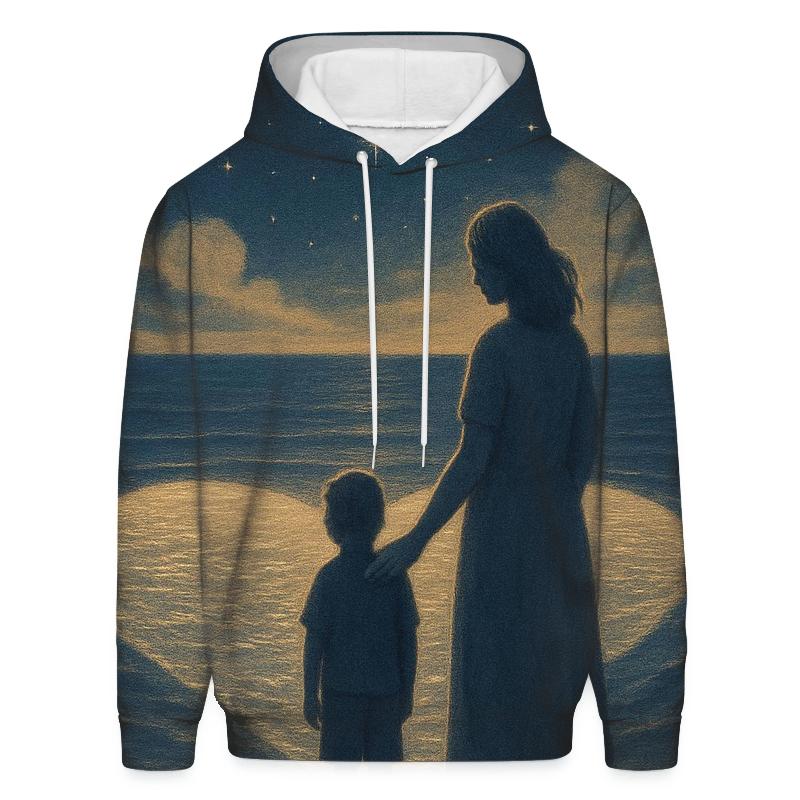 The Quiet Harbor Where Courage Begins premium hoodies
