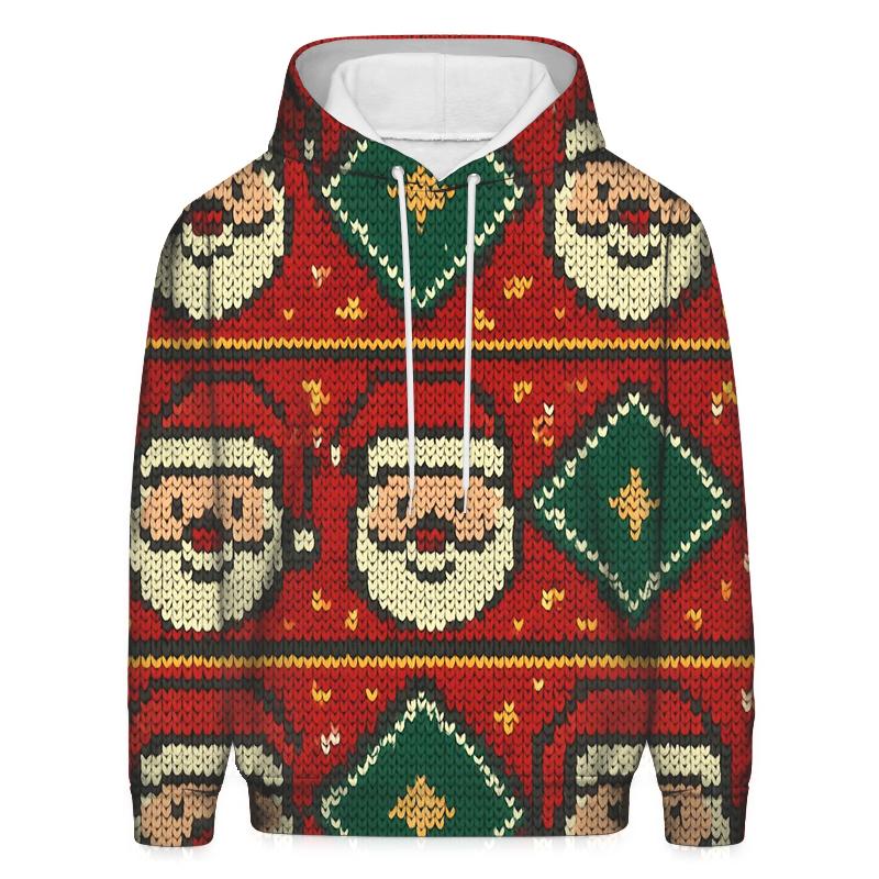 Tacky Santa Sweater Medalion Bands Design designer hoodies