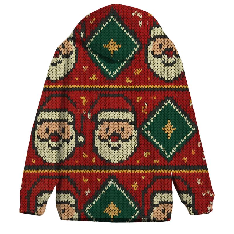 Tacky Santa Sweater Medalion Bands Design designer hoodies