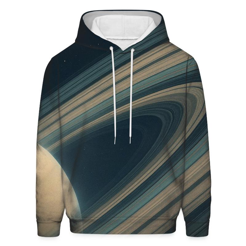 Ring Plane Shadow Weave printed hoodies