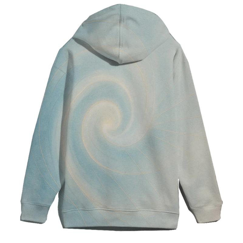 Lumen Breath Spiral printed hoodies