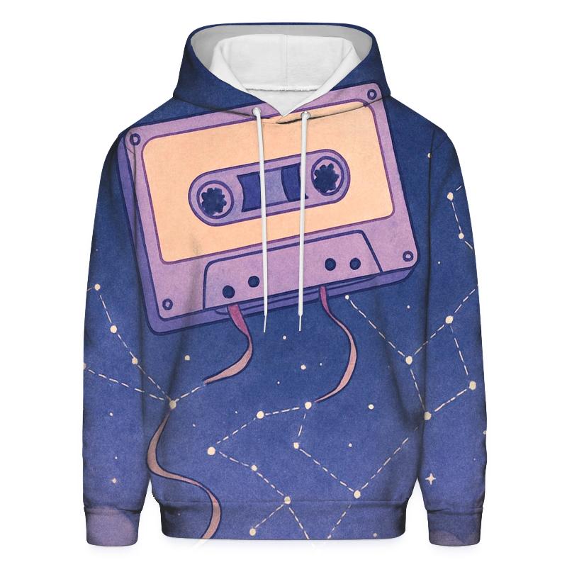 Cassette Constellation Map hoodie designs