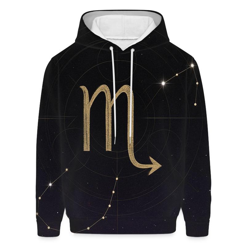 Scorpio J Tail Constellation Sigil hoodies fashion