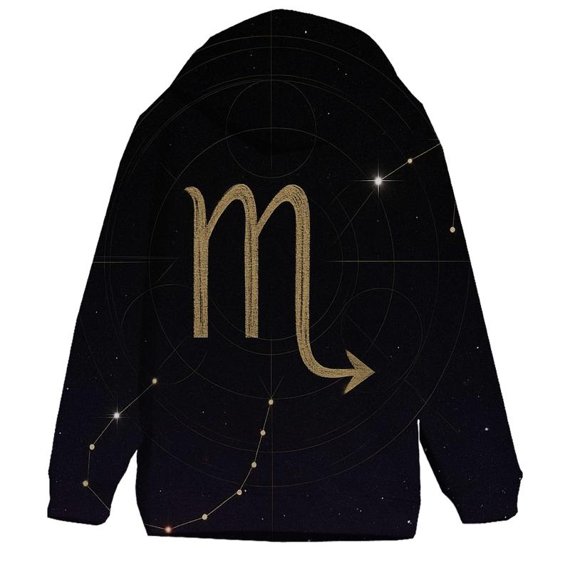 Scorpio J Tail Constellation Sigil hoodies fashion
