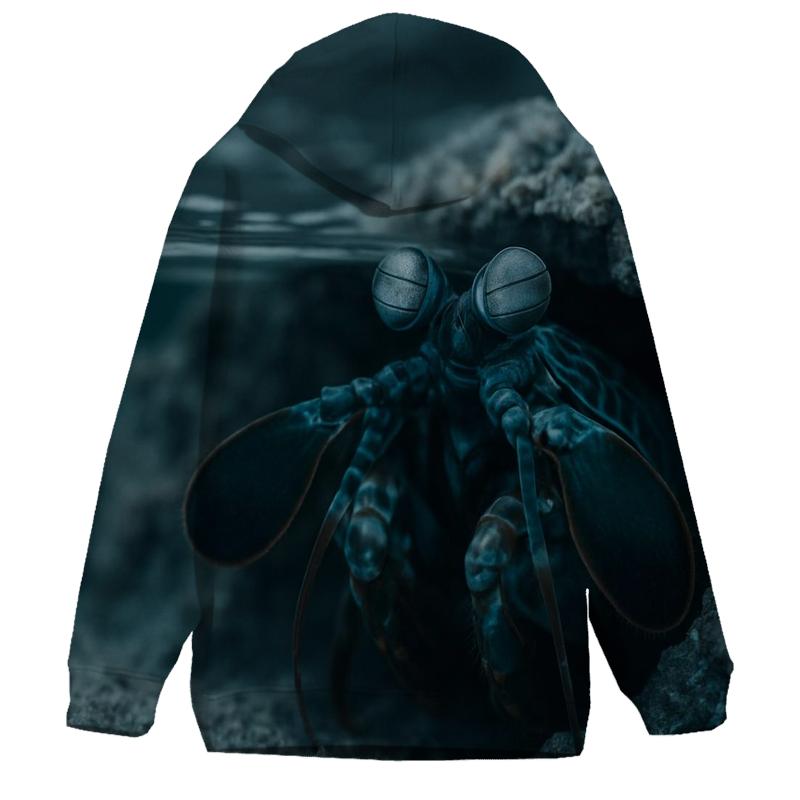 Tidepool Prism Peacock Mantis Shrimp premium hoodies