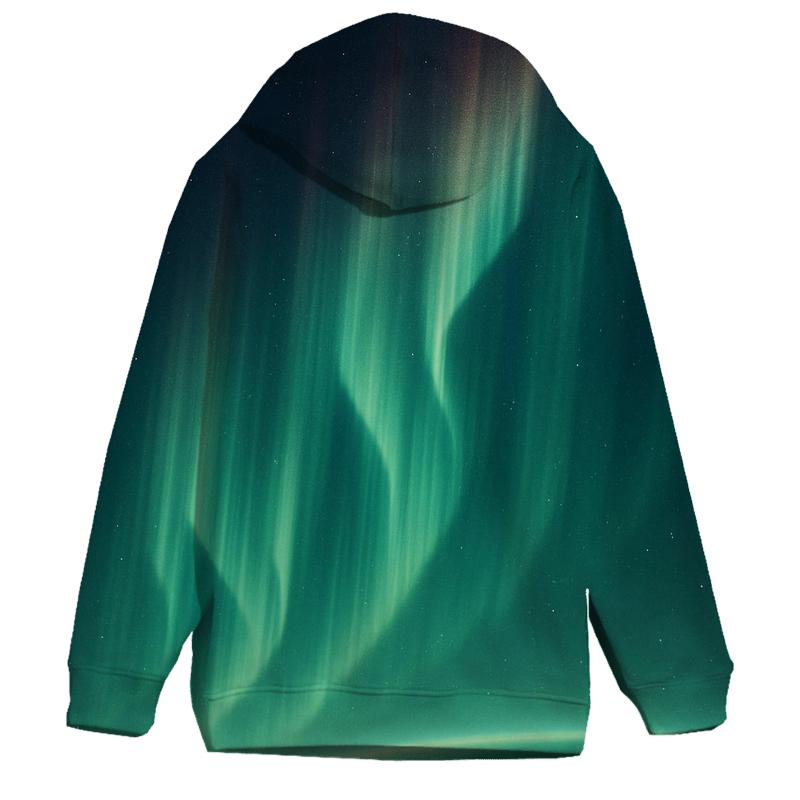 Aurora Ribbon Over Polar Limb custom hoodies