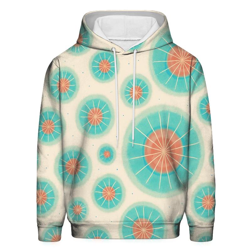 Kumo Comet Rosette Constellation zip-up hoodies