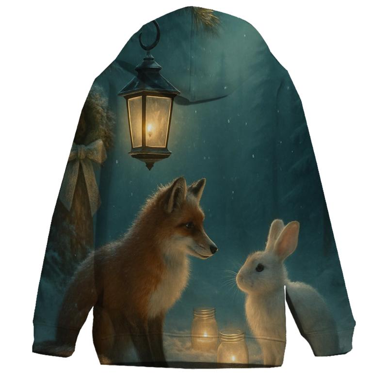 Forest Lantern Gathering On Christmas Eve hoodie designs