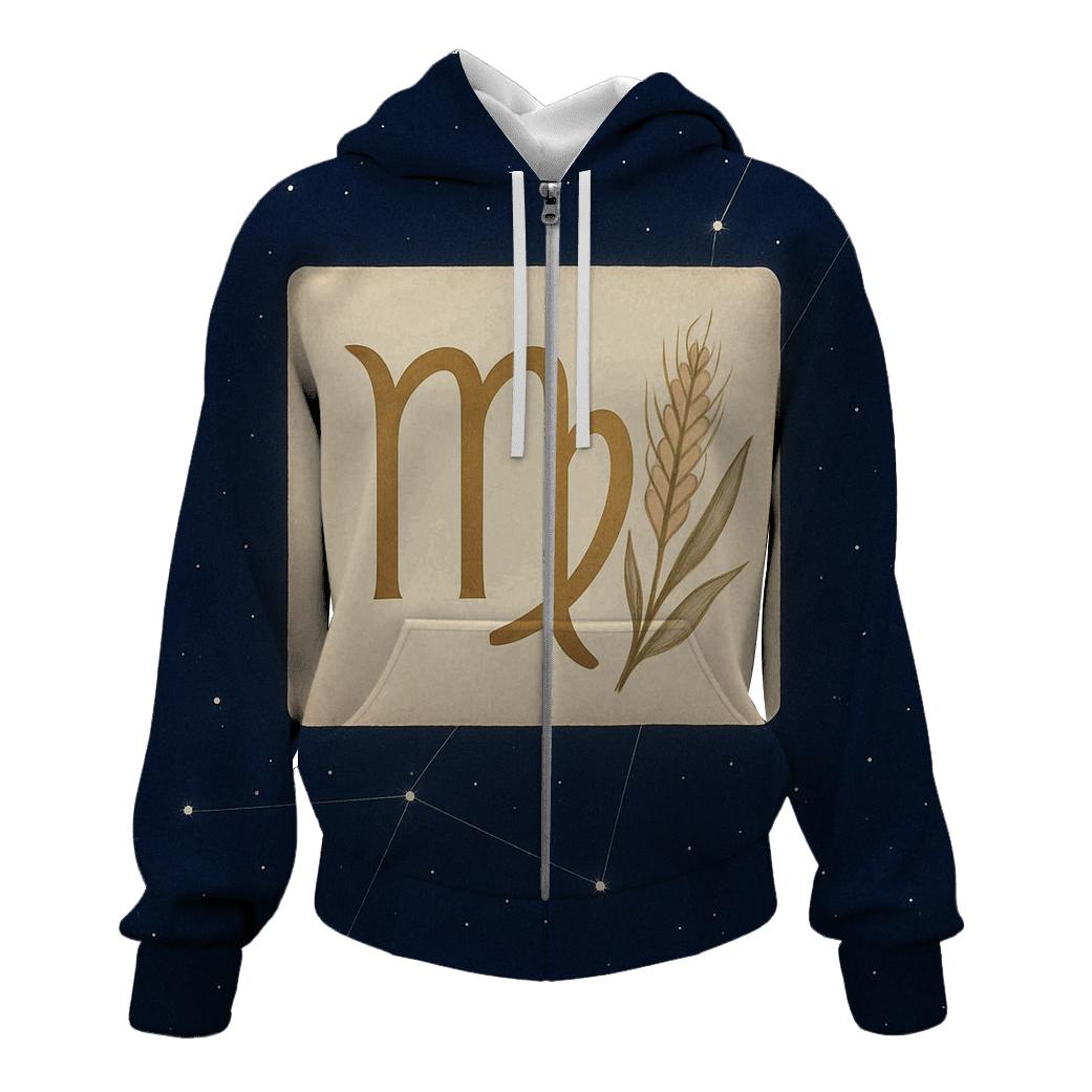 Virgo Sheaf Of Wheat Star Map hoodie trends