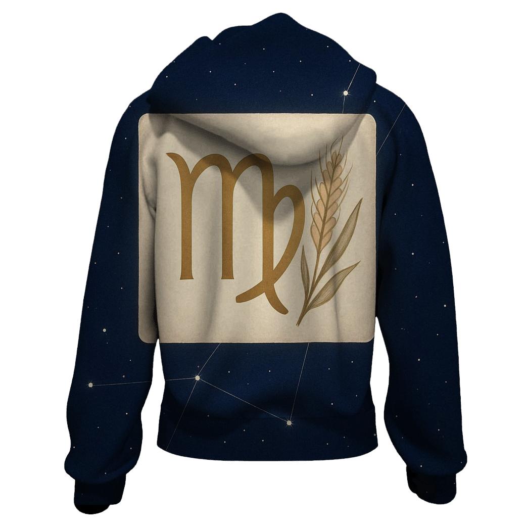 Virgo Sheaf Of Wheat Star Map hoodie trends