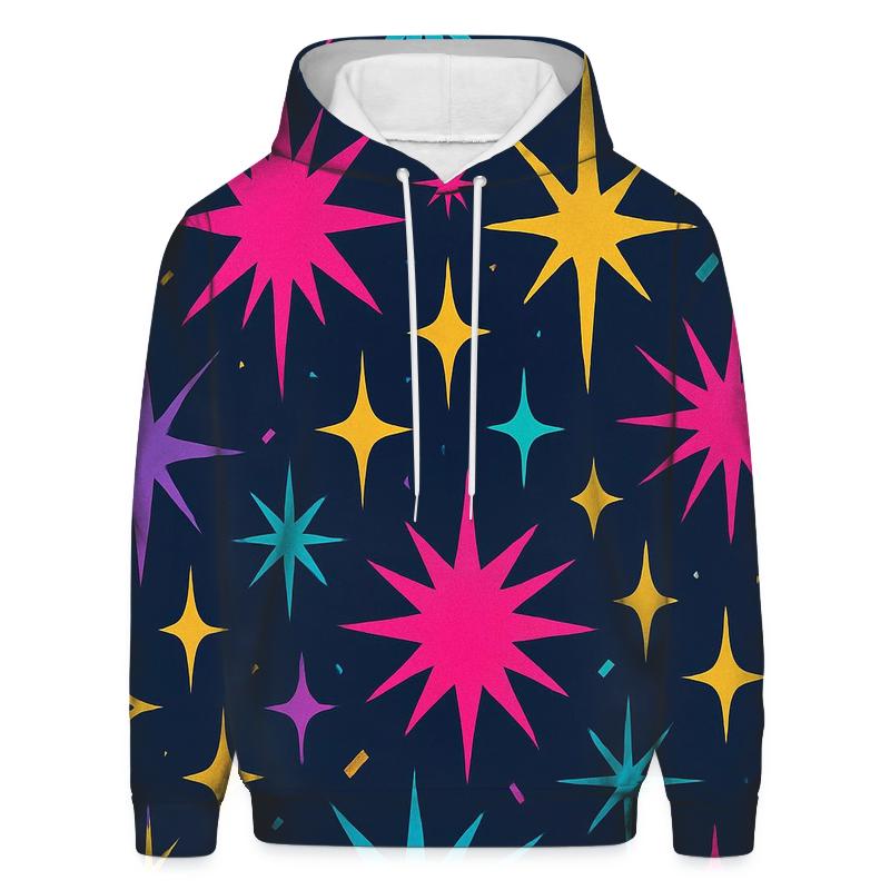 Disco Starburst Confetti hoodie trends