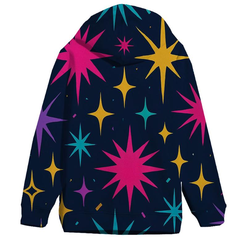 Disco Starburst Confetti hoodie trends