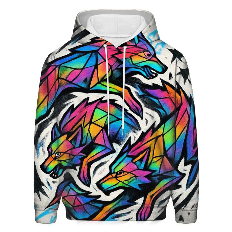 Prismatic Totem Pack Spiral hoodie designs