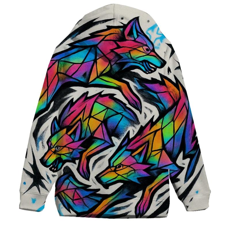 Prismatic Totem Pack Spiral hoodie designs