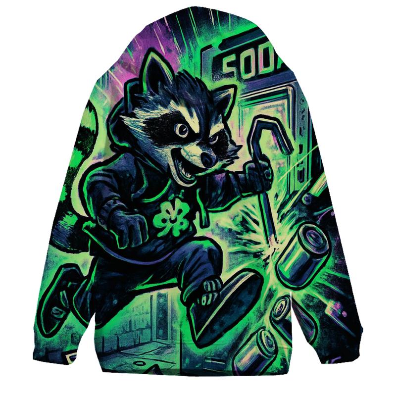 Vending Machine Portal Heist zip-up hoodies