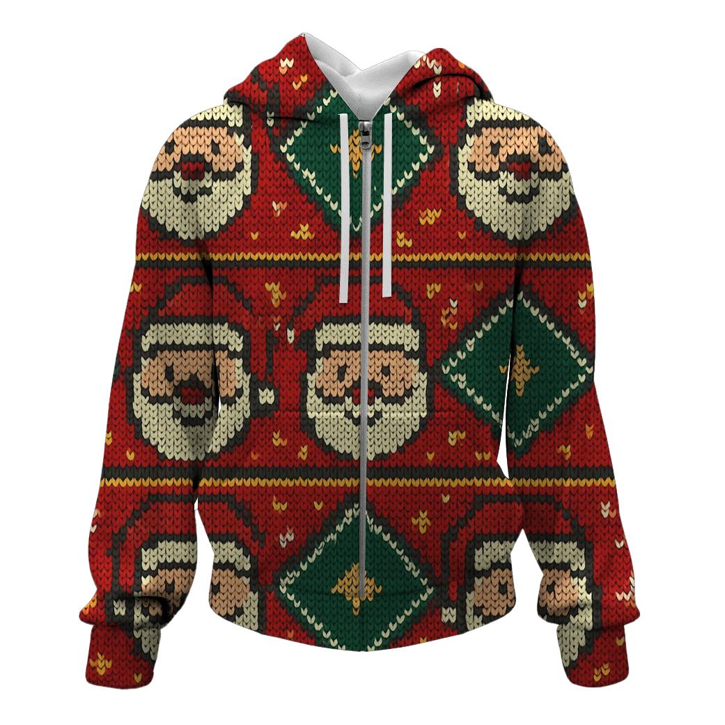 Tacky Santa Sweater Medalion Bands Design designer hoodies