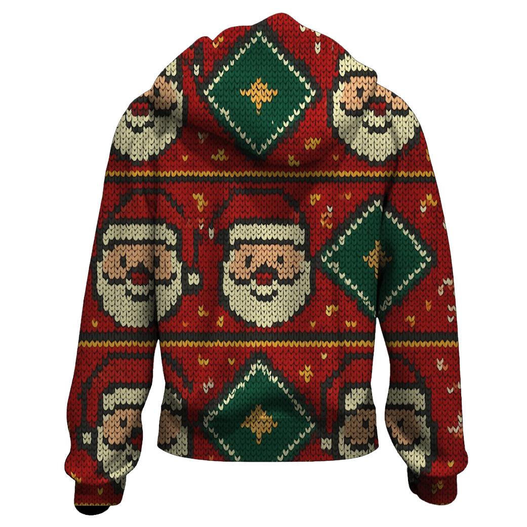 Tacky Santa Sweater Medalion Bands Design designer hoodies