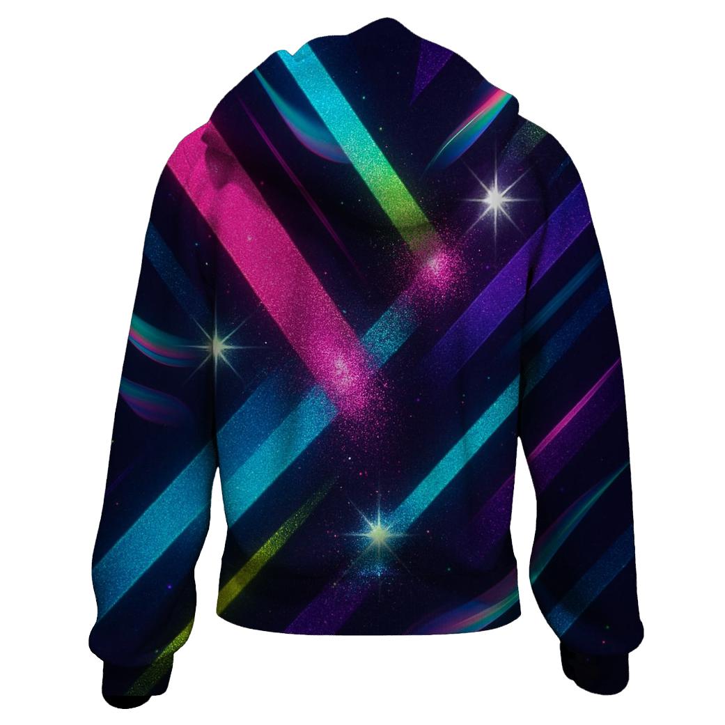 Neon Prism Velocity hoodies fashion