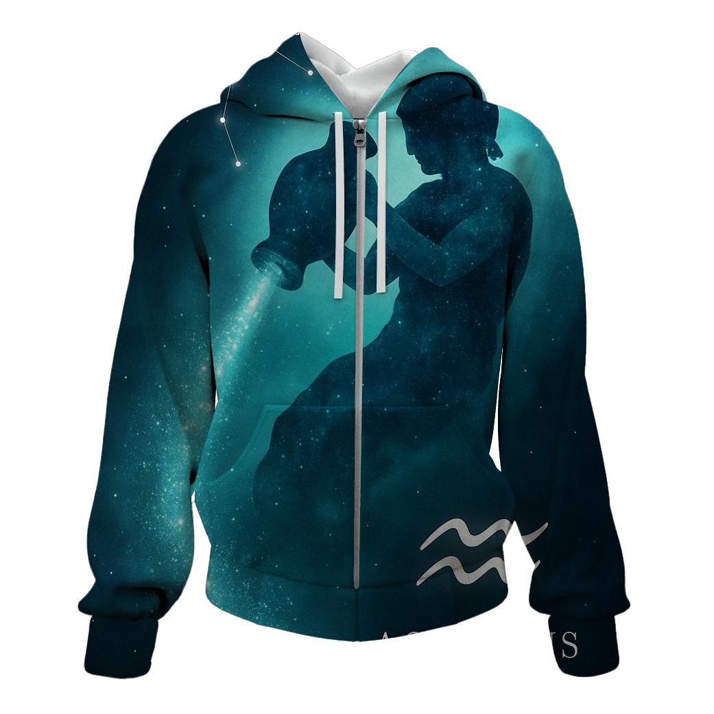 Aquarius Water Bearer Nebula Pour hoodie trends
