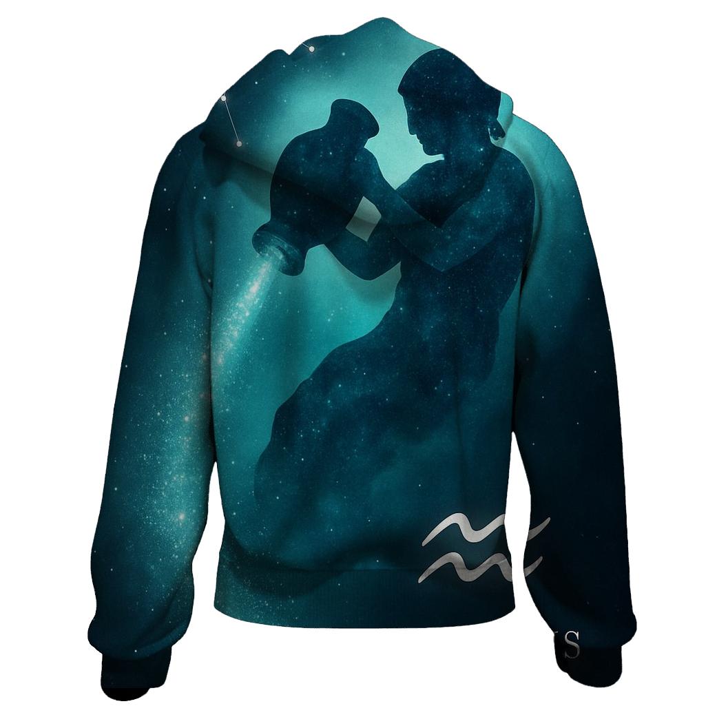 Aquarius Water Bearer Nebula Pour hoodie trends