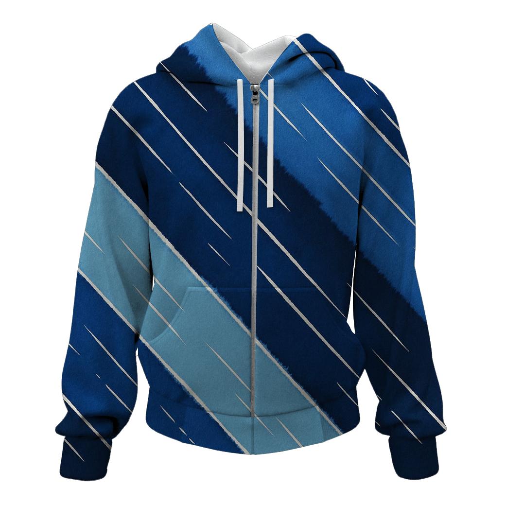 Arashi Meteor Shower Diagonals lightweight hoodies