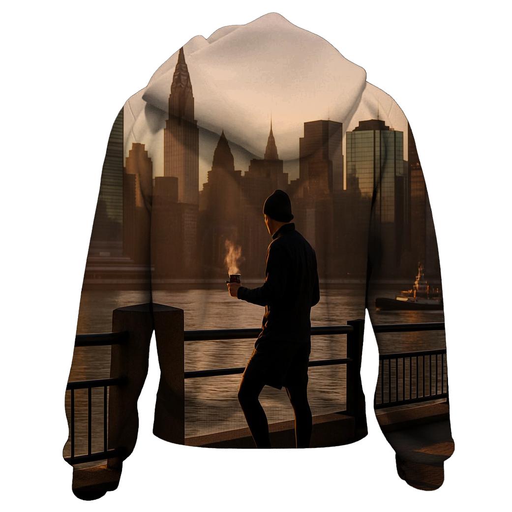 First Light Over Midtown From Roosevelt Island Promenade hoodie trends