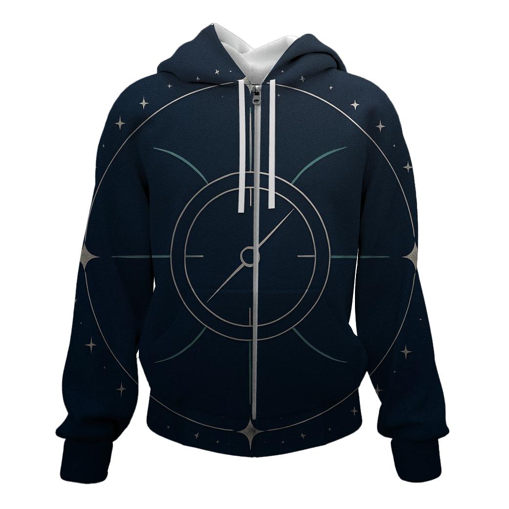 Compass Of Quiet Stars heavyweight hoodies