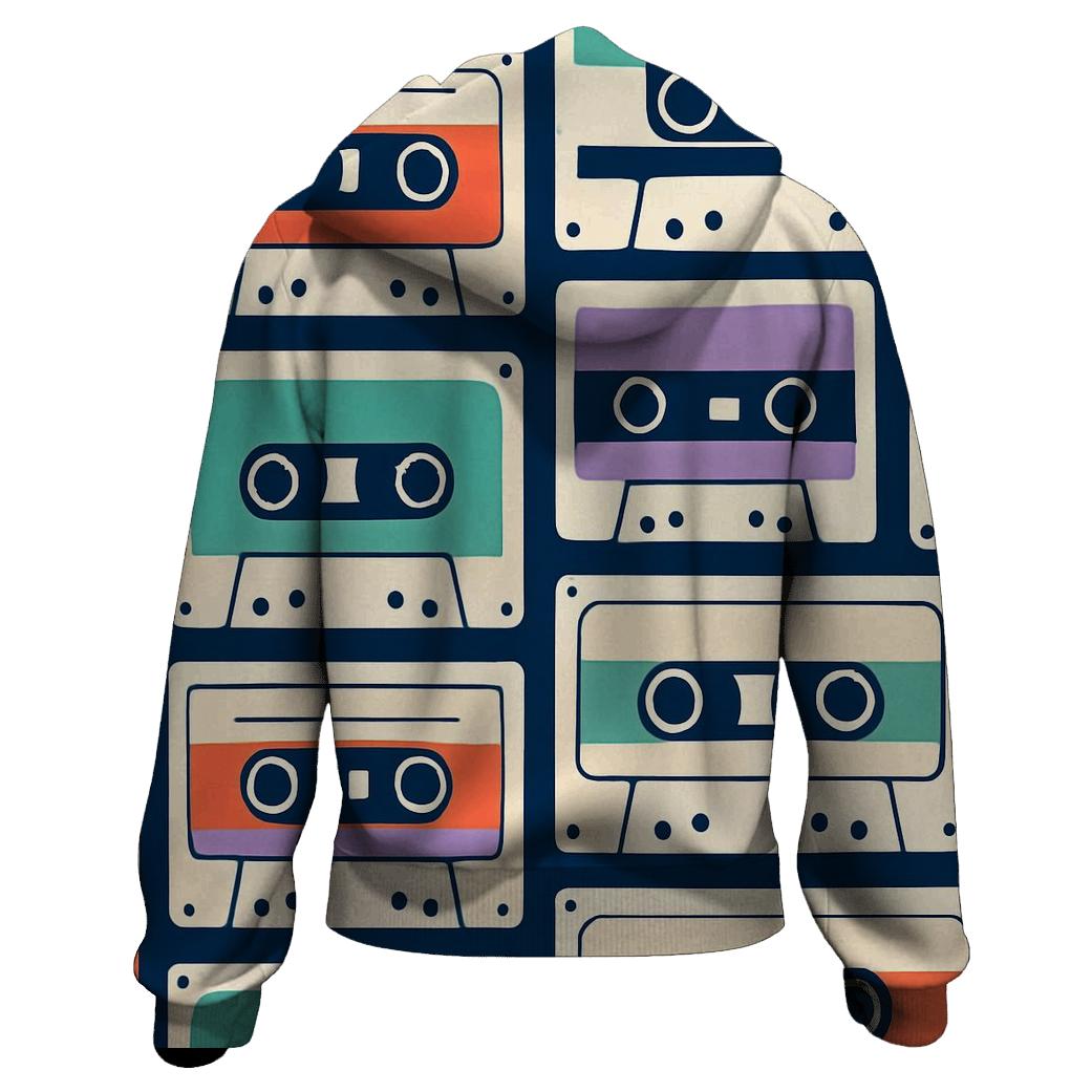 Cassette Label Color Block Parade custom hoodies
