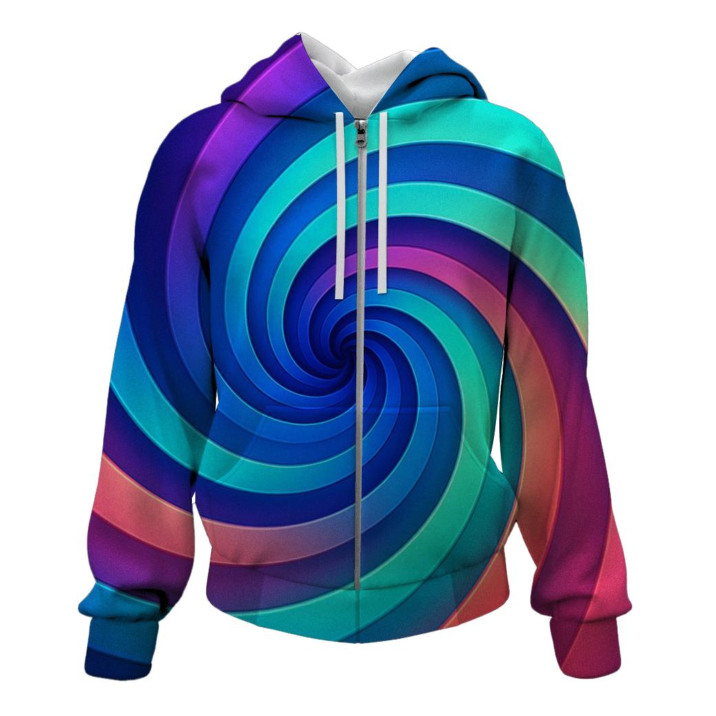 Citadel Prism Spiral embroidered hoodies