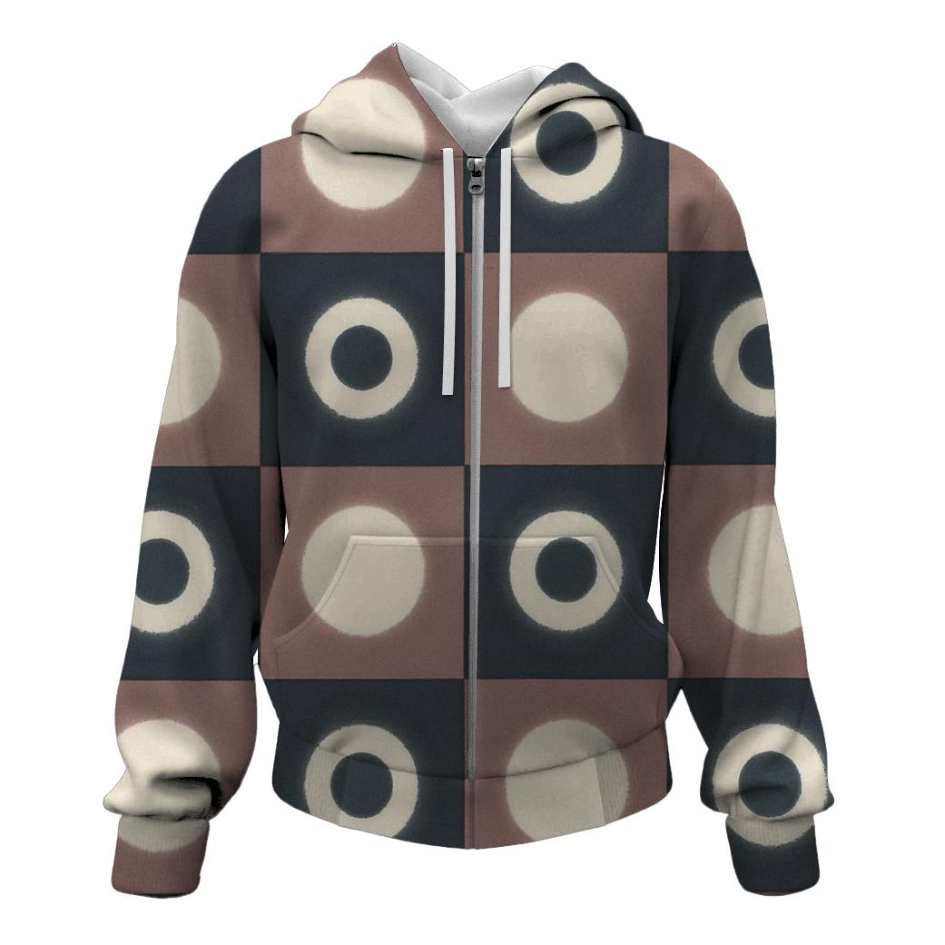 Itajime Lunar Eclipse Tile Grid graphic hoodies