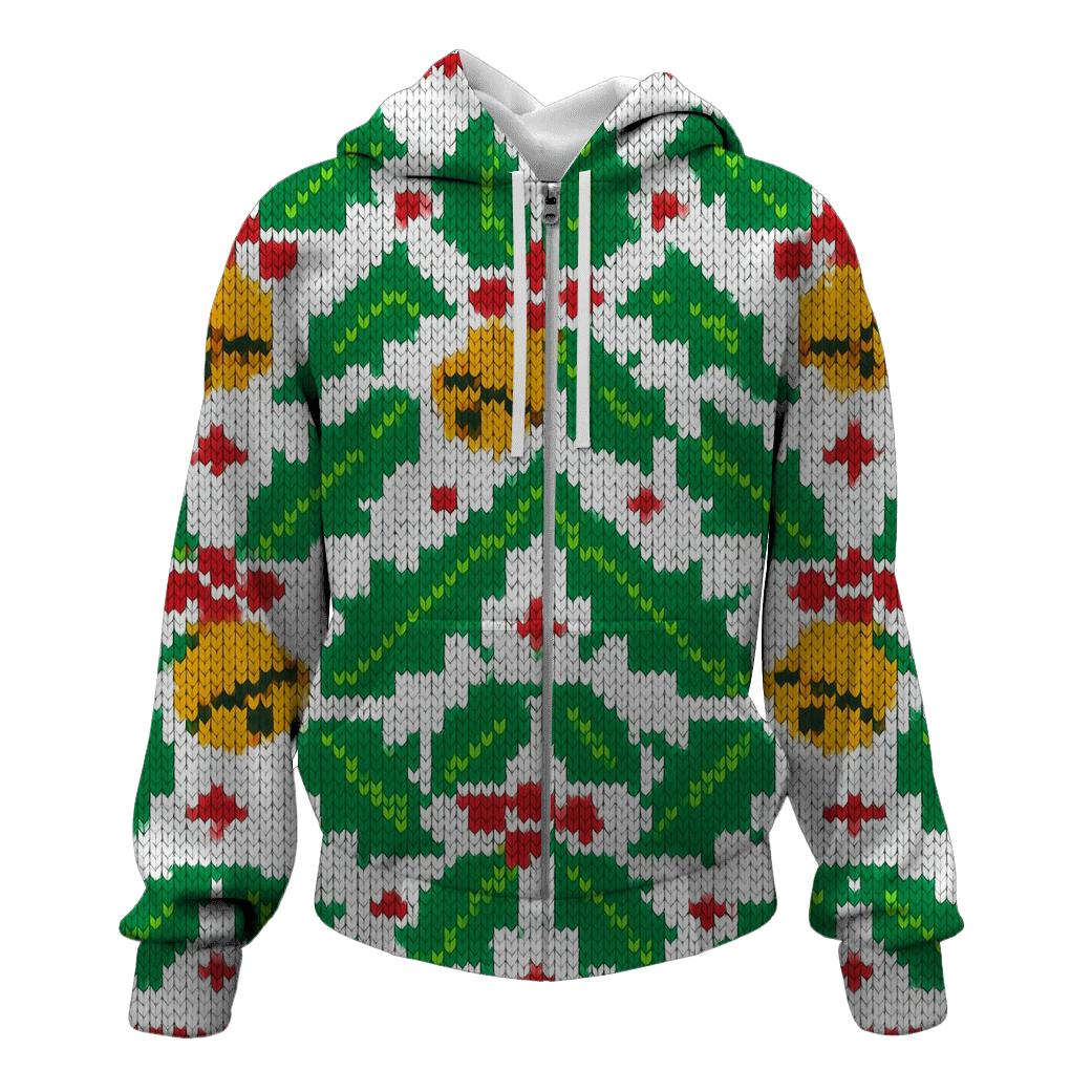 Holly Bell Chevron Ribbons Design premium hoodies