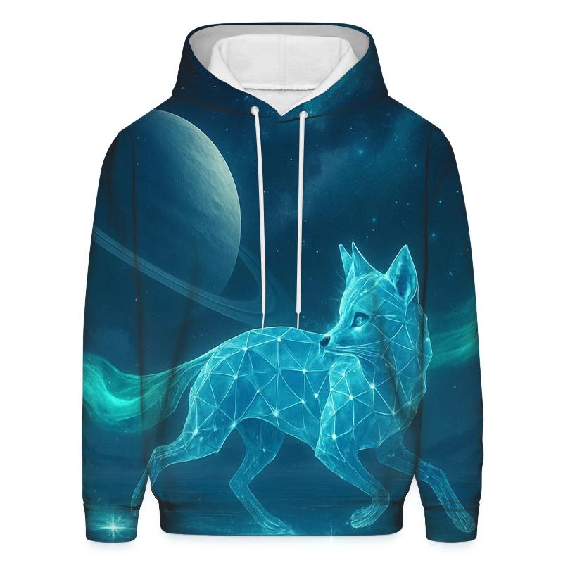 Aurora Fox Of The Polar Galaxy custom hoodies