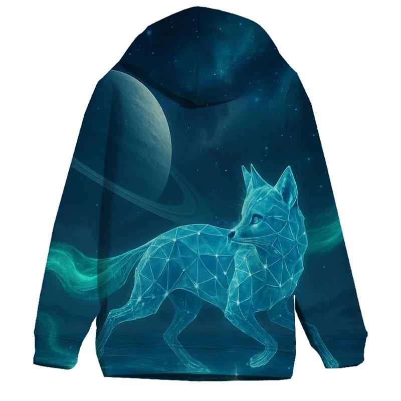 Aurora Fox Of The Polar Galaxy custom hoodies