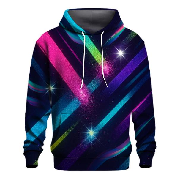 Neon Prism Velocity graphic hoodies