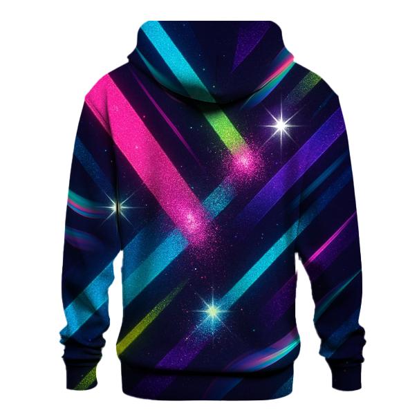 Neon Prism Velocity graphic hoodies