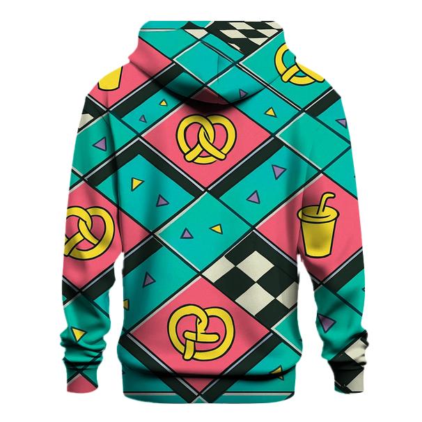 Mall Food Court Neon Tiles hoodies fashion