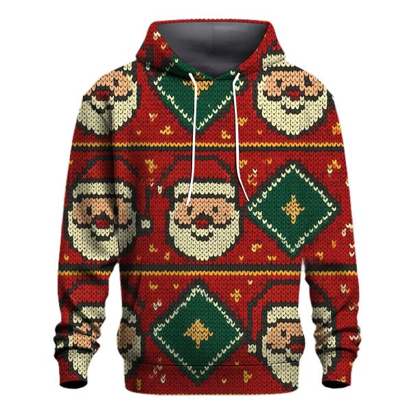 Tacky Santa Sweater Medalion Bands Design hoodie designs