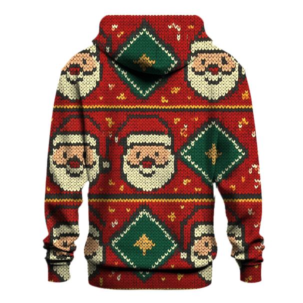 Tacky Santa Sweater Medalion Bands Design hoodie designs